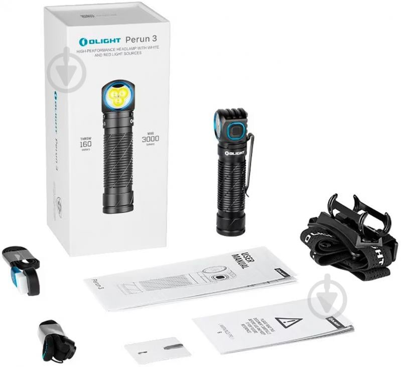 Ліхтар Olight Perun 3 Standard Verision 3000 Lm чорний 2370.45.76 - фото 10 Ліхтар Olight Perun 3 Standard Verision 3000 Lm чорний 2370.45.76 - фото 10