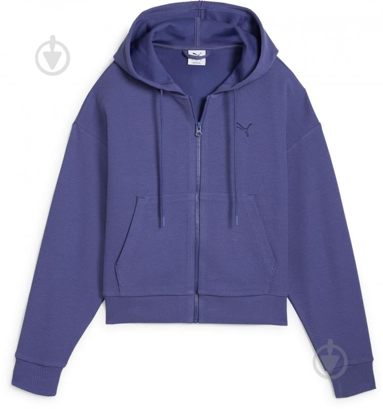 bonheur ᐉ Джемпер Puma HER Comfort Crop Full-Zip Hoodie 68505646 р.L