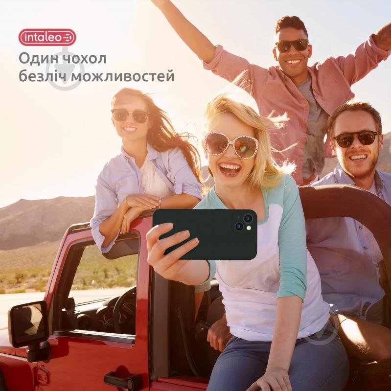 Чехол Intaleo SoftShell для Apple iPhone 14 dark green (1283126557675) - фото 5