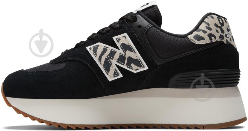 Кросівки унісекс демісезонні New Balance WL574ZDA р.42 чорні - фото 2