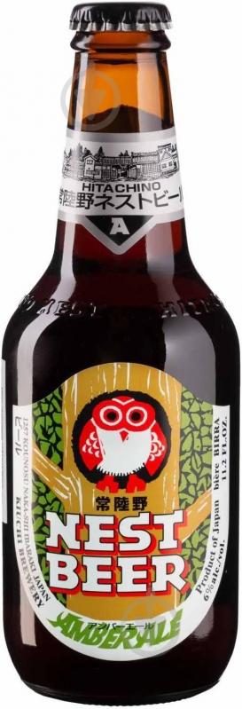 Пиво Hitachino Nest Beer Amber Ale 0,33 л - фото 1