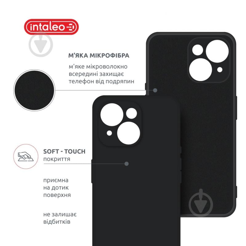 Чехол Intaleo SoftShell для Apple iPhone 15 black (1283126585258) - фото 5