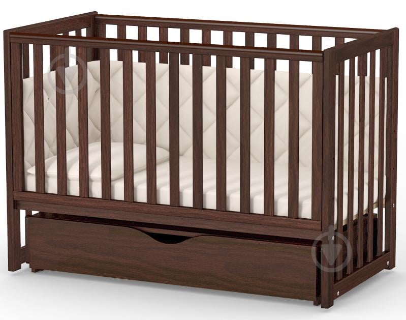 Кроватка детская Veres ЛД13 орех 13.1.1.20.03 - фото 1