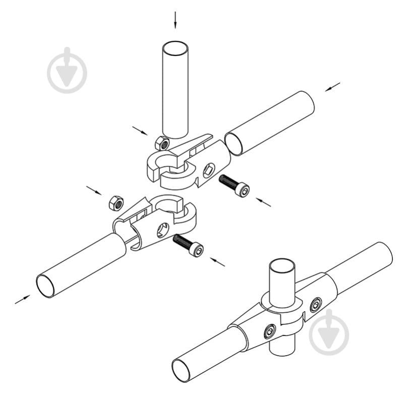 Соединение для трубы джокер d25 мм R-43 1/2 одинарное - фото 6