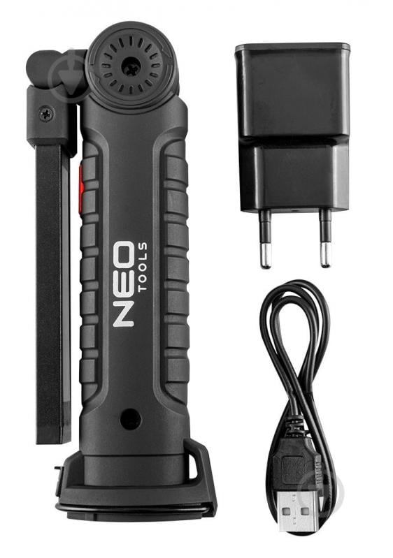 Ліхтарик NEO tools 800 лм з функцією Powerbank, 4 режима CREE T6 + SMD LED 3в1 - фото 4