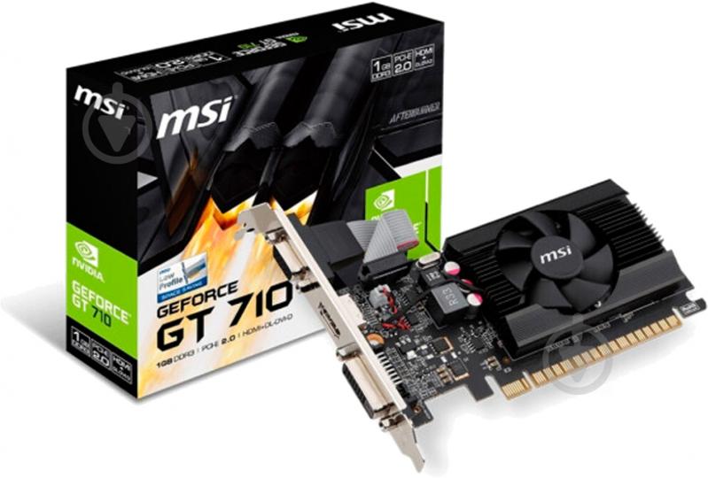 Відеокарта MSI GeForce GT 710 1GB GDDR3 64bit (GT 710 1GD3 LP) - фото 4