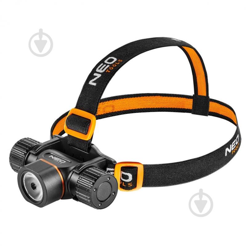 Фонарь налобный NEO tools аккумуляторный USB 2000lm CREE XHP50.2 LED - фото 2