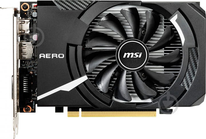 Видеокарта MSI GeForce GTX 1650 Aero ITX OC 4GB GDDR5 128bit (GTX 1650 AERO ITX 4G) - фото 1