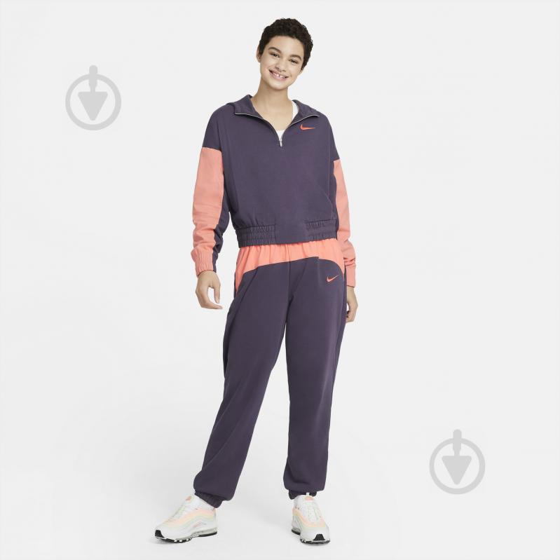 Штани Nike W NSW ICN CLSH JOGGER MIX HR CZ8172-573 р. L фіолетовий - фото 7