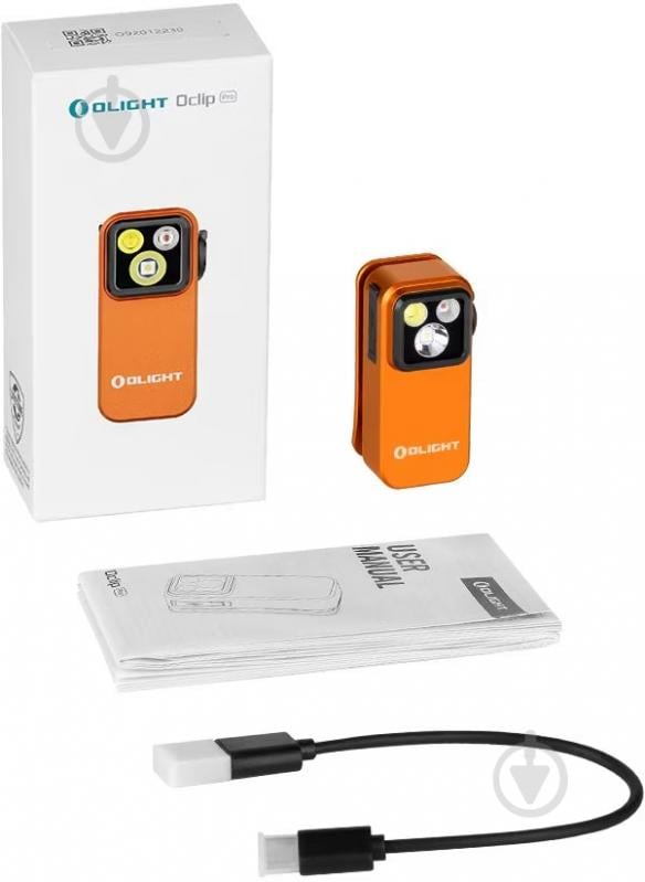Фонарь Olight Oclip Pro 500 Lm оранжевый 2370.46.02 - фото 7 Фонарь Olight Oclip Pro 500 Lm оранжевый 2370.46.02 - фото 7