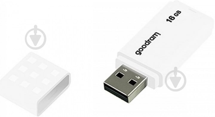 Флеш-память USB Goodram UME2 16 ГБ USB 2.0 white (UME2-0160W0R11) - фото 2