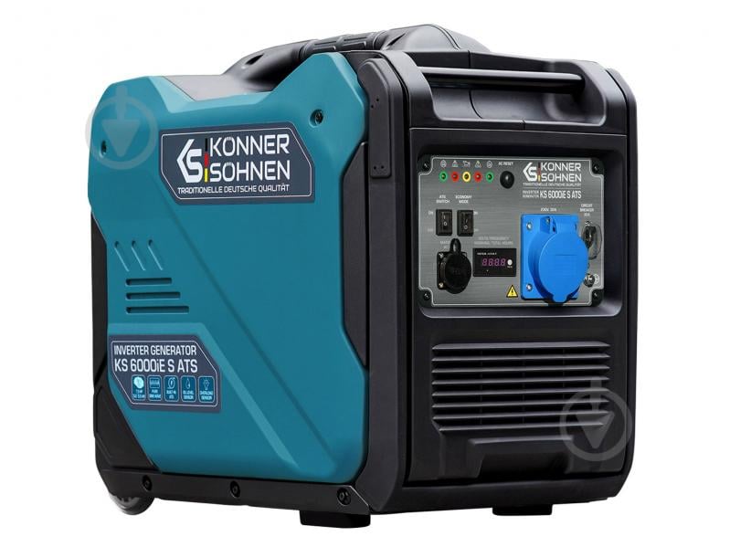 Генератор бензиновий Konner&Sohnen KS 6000iE S ATS 5 кВт / 5,5 кВт 230 В KS 6000iE S ATS - фото 3