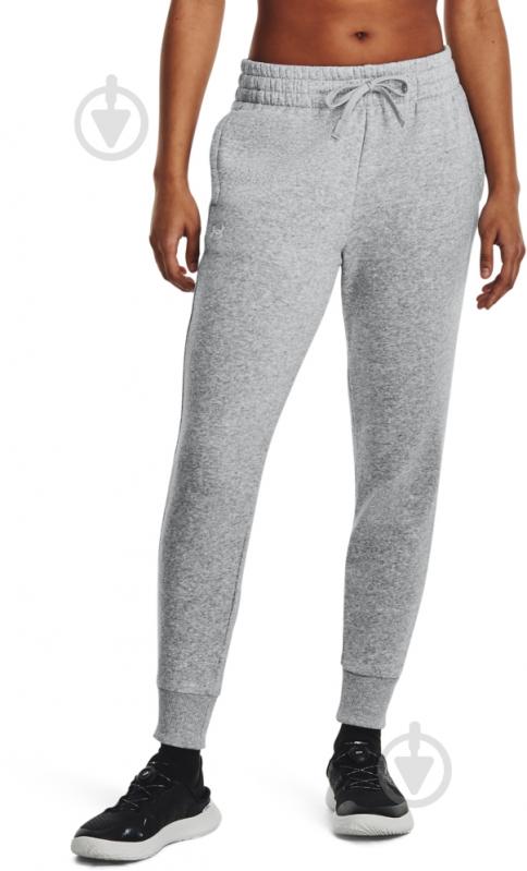 Штани Under Armour UA RIVAL FLEECE JOGGER 1379438-012 р. XL сірий - фото 1