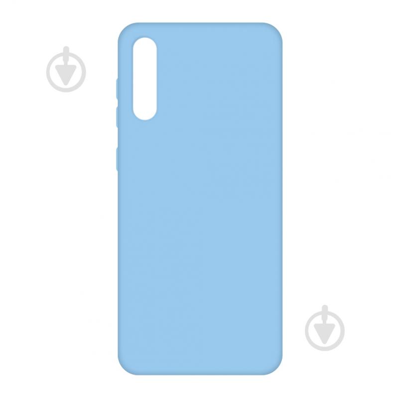 Чехол Intaleo SoftShell для Samsung Galaxy A50 голубой - фото 1 Чехол Intaleo SoftShell для Samsung Galaxy A50 голубой - фото 1