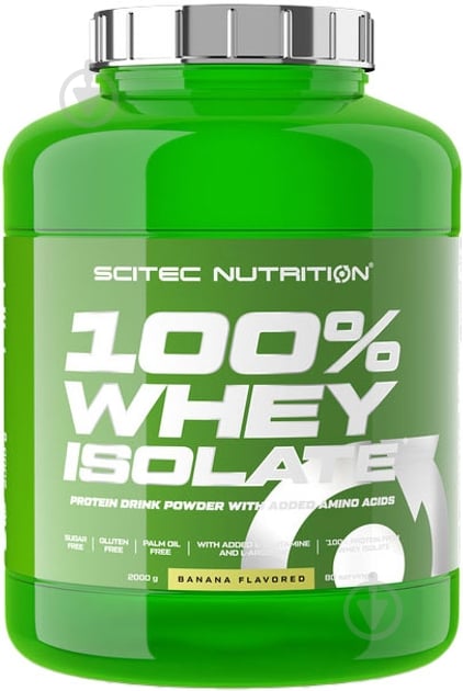 Протеїн Scitec Nutrition Whey Isolate банановий 2000 г - фото 1