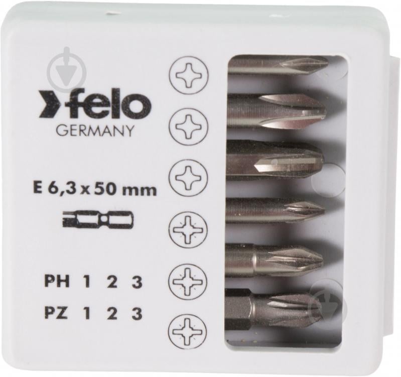 Набор бит Felo 6 шт. 3291516 - фото 2
