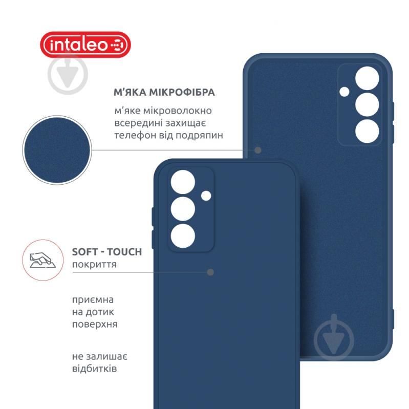 Чехол Intaleo SoftShell для Samsung Galaxy A24 голубой - фото 5