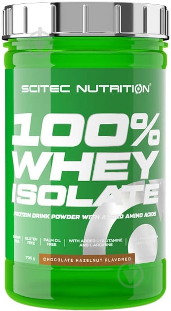 Протеин Scitec Nutrition Whey Isolate шоколад - лесной орех 700 г - фото 1