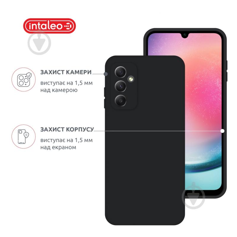 Чехол Intaleo SoftShell для Samsung Galaxy A24 черный - фото 3 Чехол Intaleo SoftShell для Samsung Galaxy A24 черный - фото 3