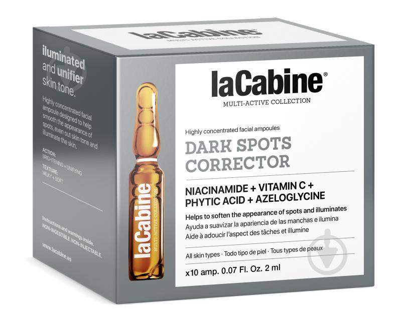 Сироватка LaCabine Dark Spots Corrector проти пігментних плям 2 мл 10 шт. - фото 1 Сироватка LaCabine Dark Spots Corrector проти пігментних плям 2 мл 10 шт. - фото 1