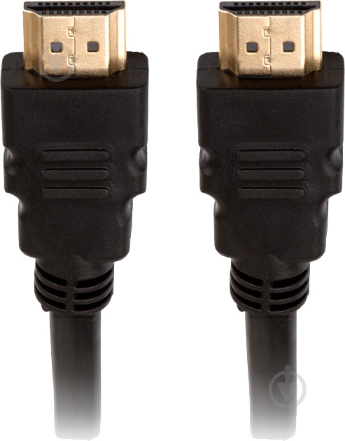 Кабель CHARMOUNT HDMI – HDMI 1,5 м чорний (10015) - фото 2