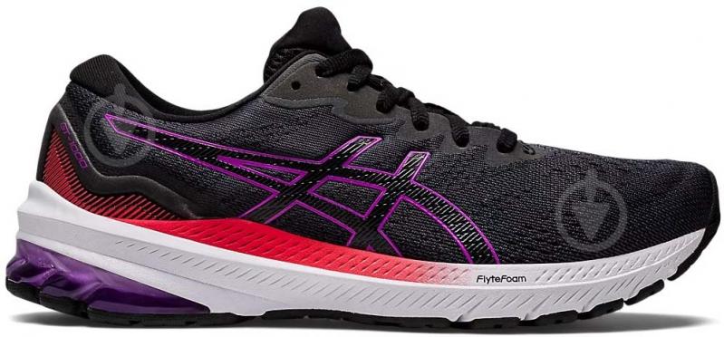 Кроссовки женские демисезонные Asics GT-1000 11 1012B197-003 р.42 черные - фото 1