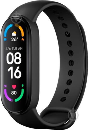 Фитнес-браслет Xiaomi Mi Smart Band 6 black 770175 - фото 1