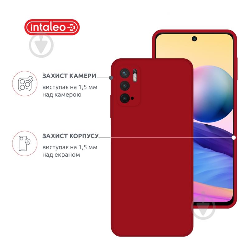 Чохол Intaleo SoftShell червоний для Xiaomi Redmi Note 10 5G - фото 3