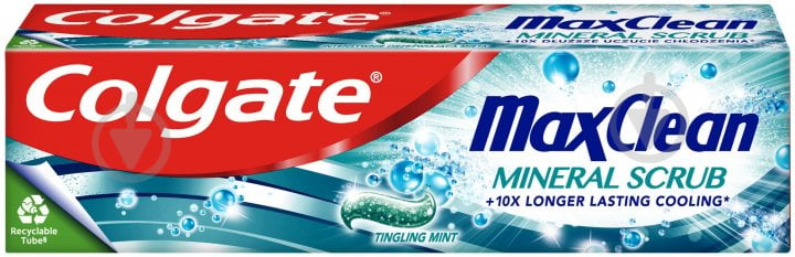 Зубна паста Colgate Max Clean Gentle Mineral Scrub 75 мл - фото 1