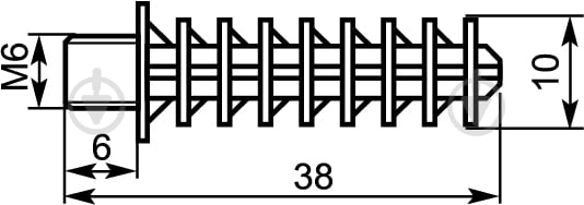 Дюбель Аско-Укрем CTH-3B білий - фото 3