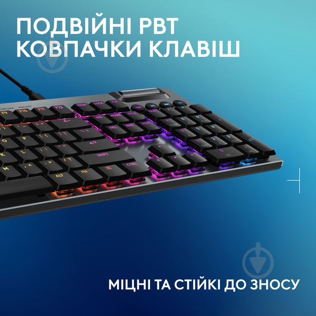 Клавіатура ігрова Logitech G915 X Wired Tactile (L920-012942) black - фото 6