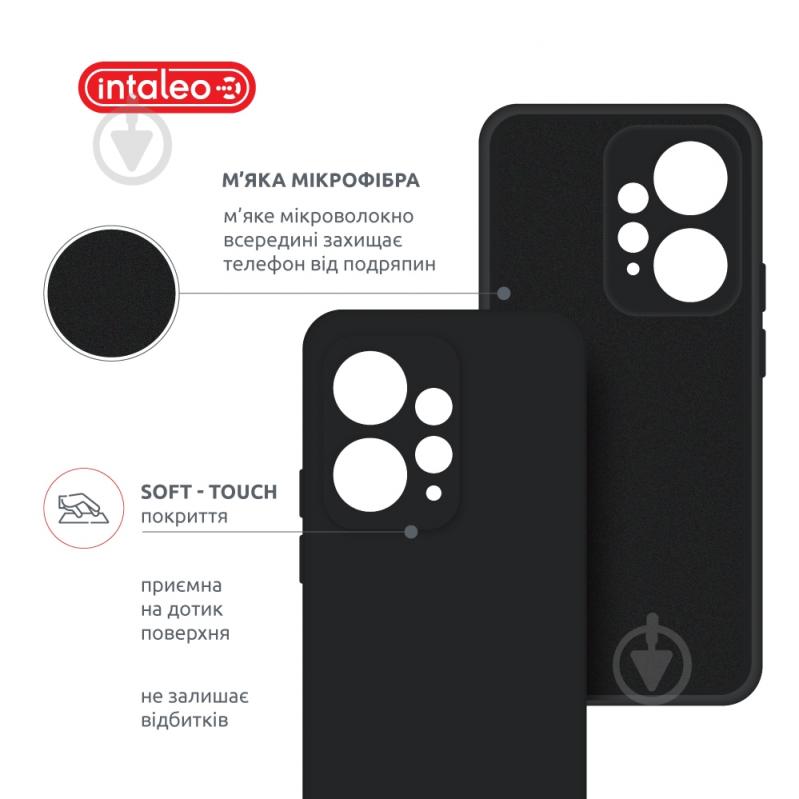 Чехол Intaleo SoftShell черный для Xiaomi Redmi Note 12 - фото 5 Чехол Intaleo SoftShell черный для Xiaomi Redmi Note 12 - фото 5