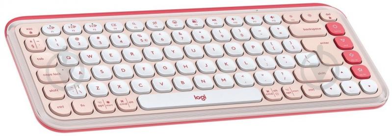 Клавіатура Logitech Pop Icon Keys (L920-013073) rose - фото 1