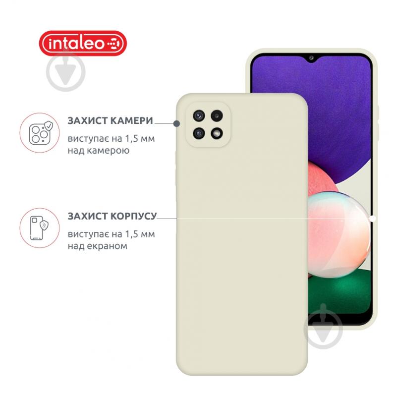 Чехол Intaleo SoftShell для Samsung Galaxy A22 5G белый - фото 3