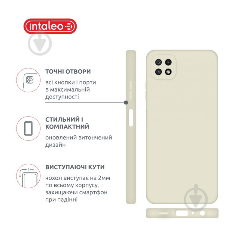 Чехол Intaleo SoftShell для Samsung Galaxy A22 5G белый - фото 4
