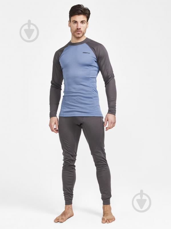 Комплект термобелья Craft CORE WARM BASELAYER SET M 1909709-985362 р.XL серый - фото 1