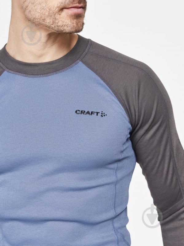 Комплект термобелья Craft CORE WARM BASELAYER SET M 1909709-985362 р.XL серый - фото 4