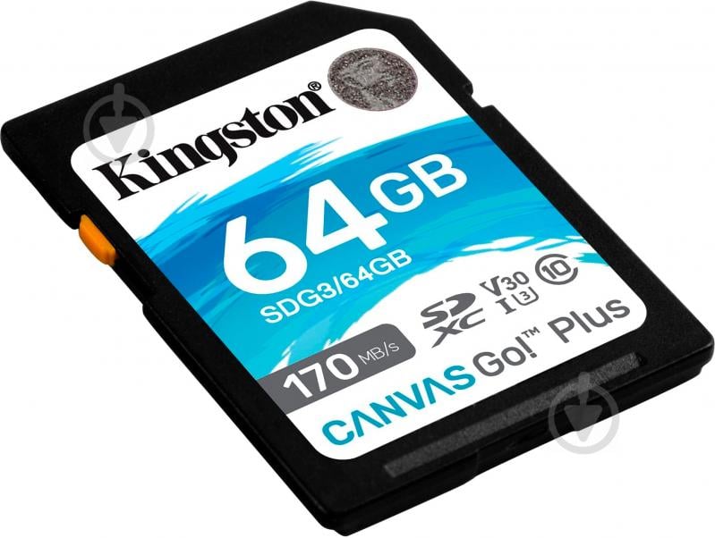 Карта памяти Kingston microSDXC 256 ГБ Class 10 (SDG3/256GB) Canvas Go! Plus - фото 2