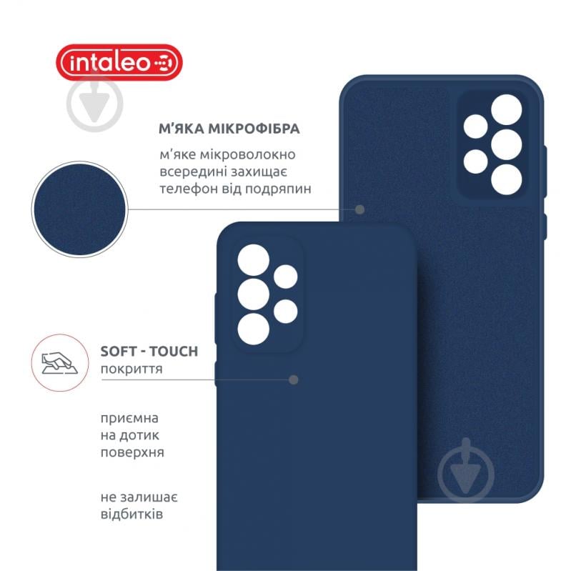 Чехол Intaleo SoftShell для Samsung Galaxy A72 синий - фото 5