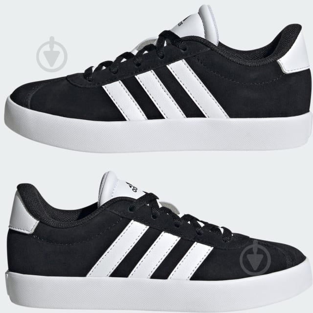 Кроссовки Adidas VL COURT 3.0 K ID6313 р.40 черные - фото 2