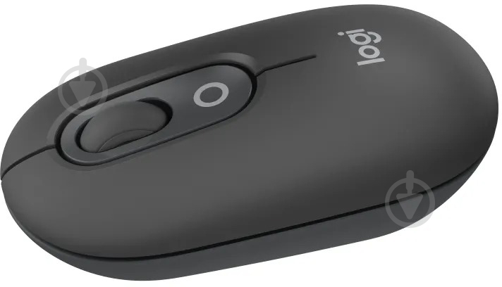 Мышка беспроводная Logitech POP Mouse with emoji graphite (L910-007412) - фото 1