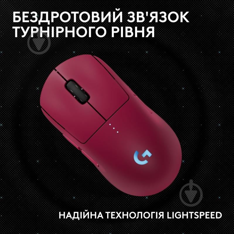 Мышка беспроводная Logitech PRO 2 Lightspeed magenta (910-007309) - фото 5 Мышка беспроводная Logitech PRO 2 Lightspeed magenta (910-007309) - фото 5