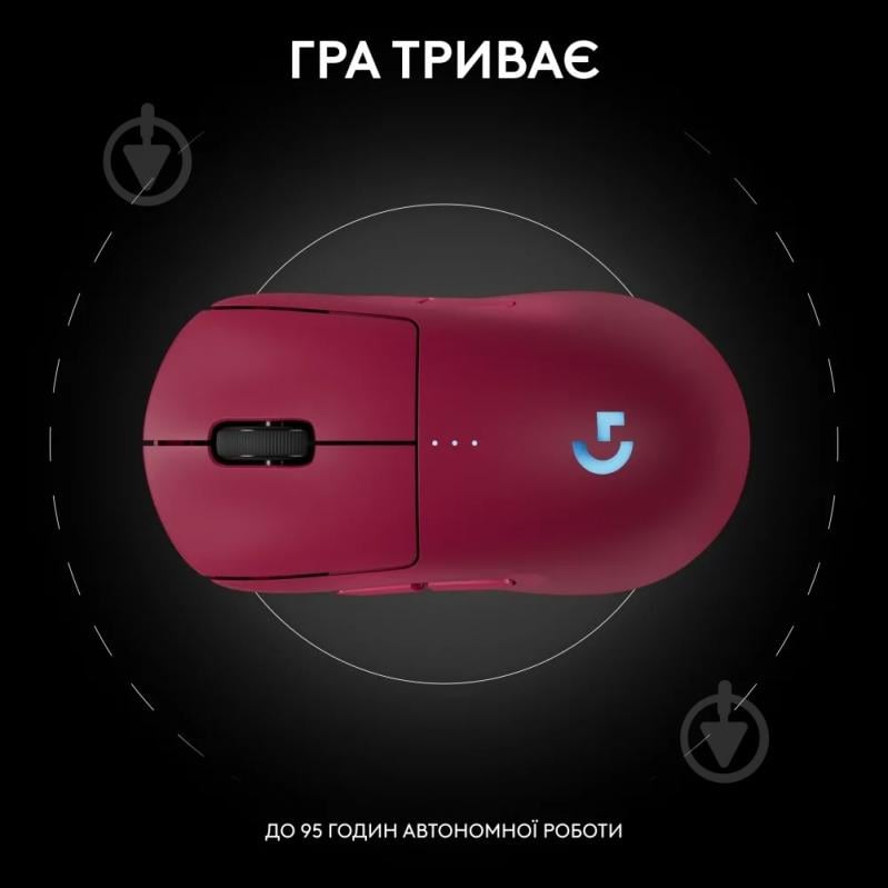 Мышка беспроводная Logitech PRO 2 Lightspeed Wireless pink (L910-007309) - фото 2