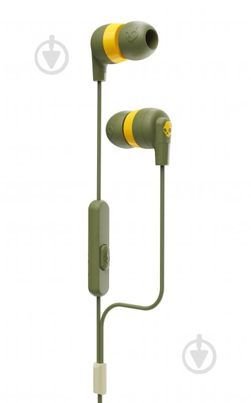 Наушники SKULLCANDY Inkd plus green - фото 1