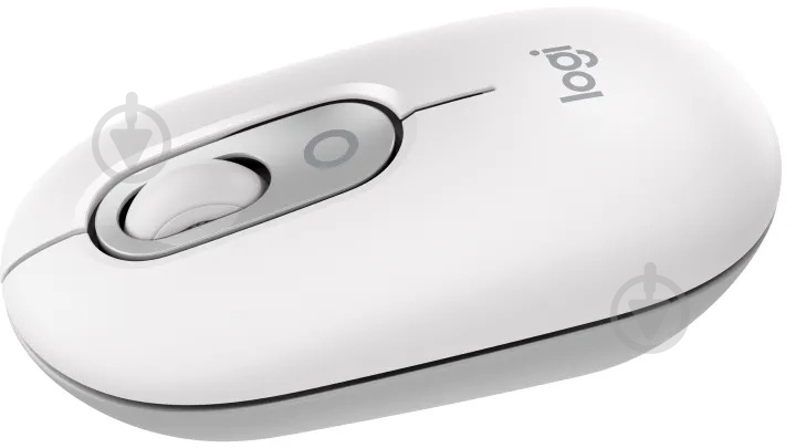 Мышка беспроводная Logitech POP Mouse with emoji white (L910-007411) - фото 1