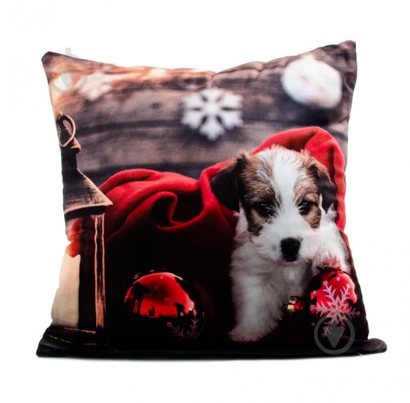 Подушка декоративна HAPPY DOG 45x45 см різнокольоровий La Nuit - фото 1