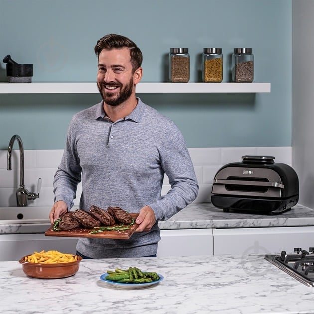 Электрогриль NINJA Foodi MAX Health MultiGrill & Air Fryer - фото 14