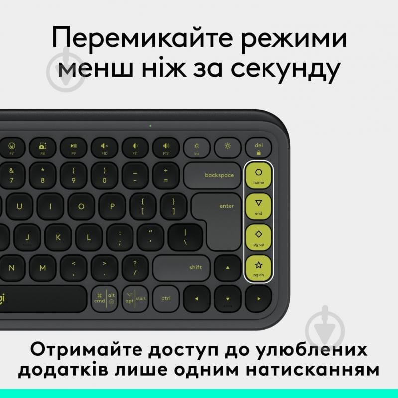 Клавиатура Logitech Pop Icon Keys (L920-013157) graphite - фото 8