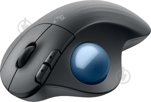 Мышка беспроводная Logitech ERGO M575S Wireless Trackball graphite/blue (L910-007029) - фото 1