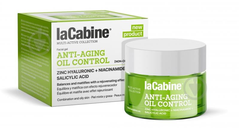 Крем для лица LaCabine aCabine Anti-aging Oil Control. Антивозрастной крем-гель для комбинированной и жирной кожи лица 50 мл - фото 1